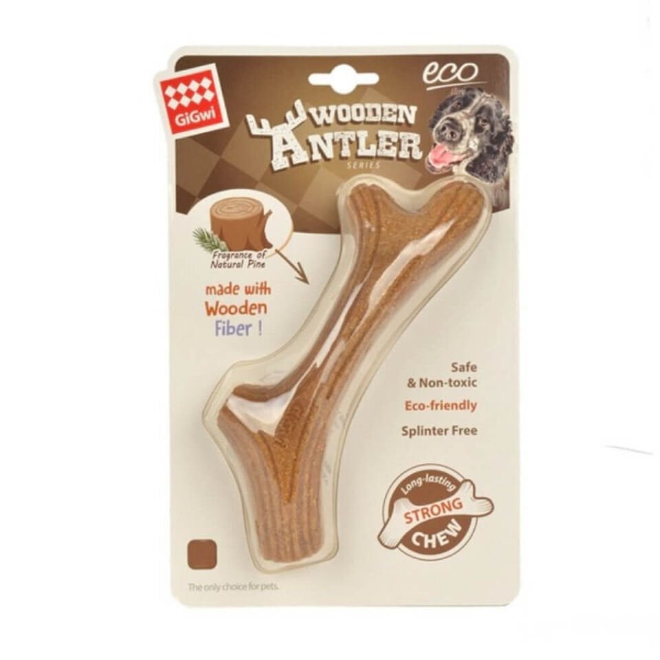 GiGwi Doğal Ağaç Diş Kaşıma Köpek Oyuncağı 18cm [M]