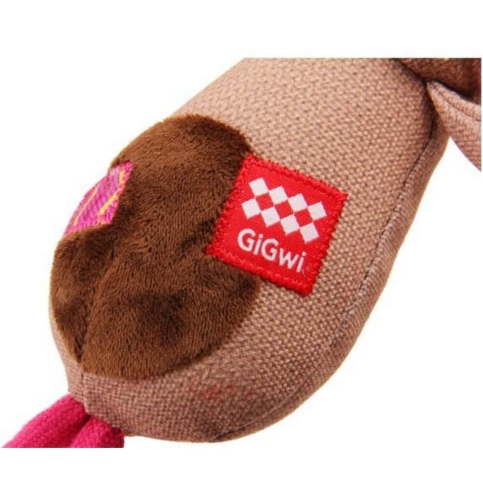 GiGwi Plush Friendz Sesli Köpek Diş Kaşıma Oyuncağı 32cm