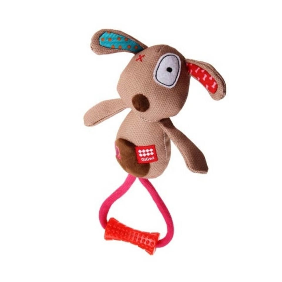 GiGwi Plush Friendz Sesli Köpek Diş Kaşıma Oyuncağı 32cm