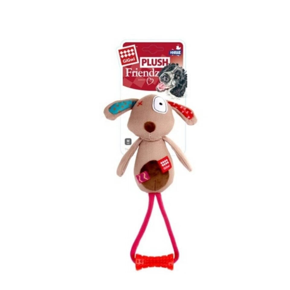 GiGwi Plush Friendz Sesli Köpek Diş Kaşıma Oyuncağı 32cm