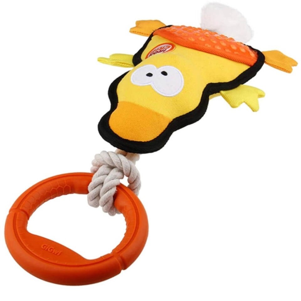 GiGwi Tutmalı Peluş Ördek Köpek Oyuncağı 30cm