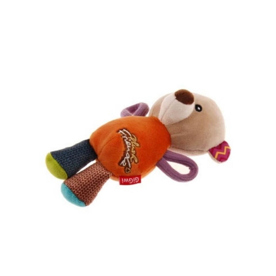 GiGwi Sesli Peluş Ayı Köpek Oyuncağı 17cm