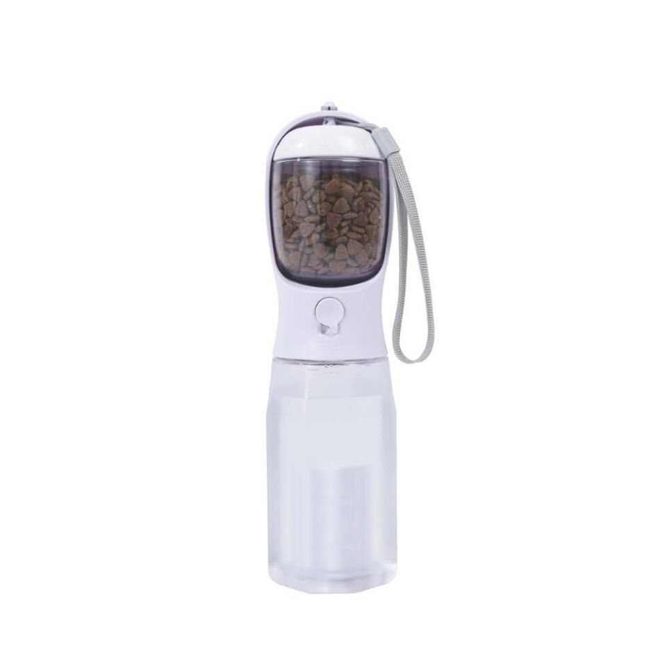 M-PETS On The Road 2in1 Köpek Seyahat Suluğu 300 Ml White