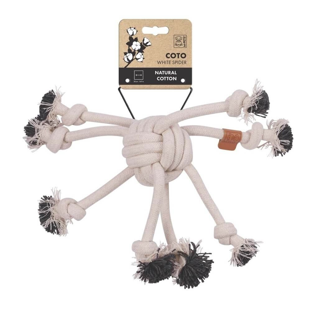 M-PETS Coto White Spider 38Cm Örgü Oyuncak
