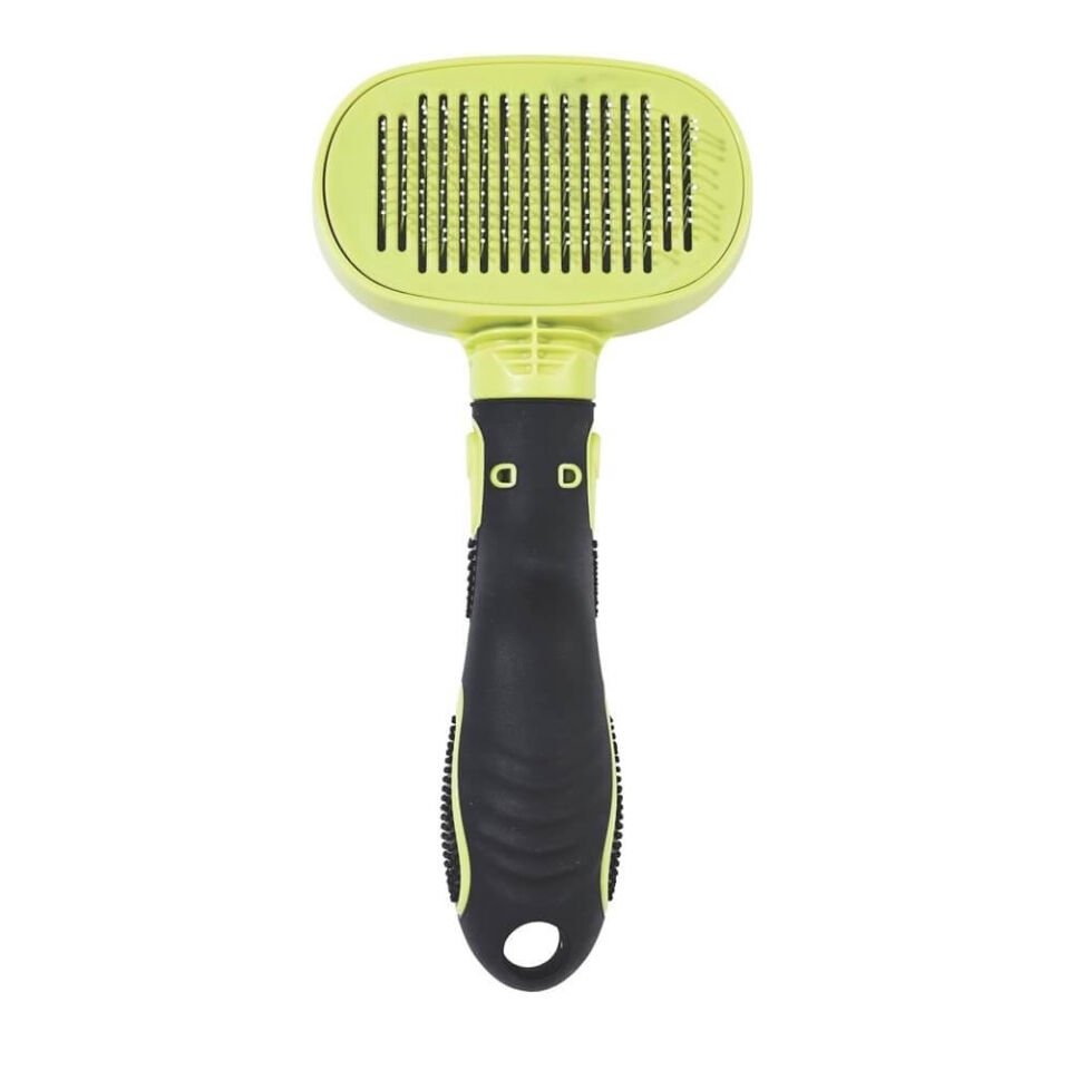 M-PETS Clıck And Groom Kedi ve Köpek Basmalı Masaj Uçlu Fırça