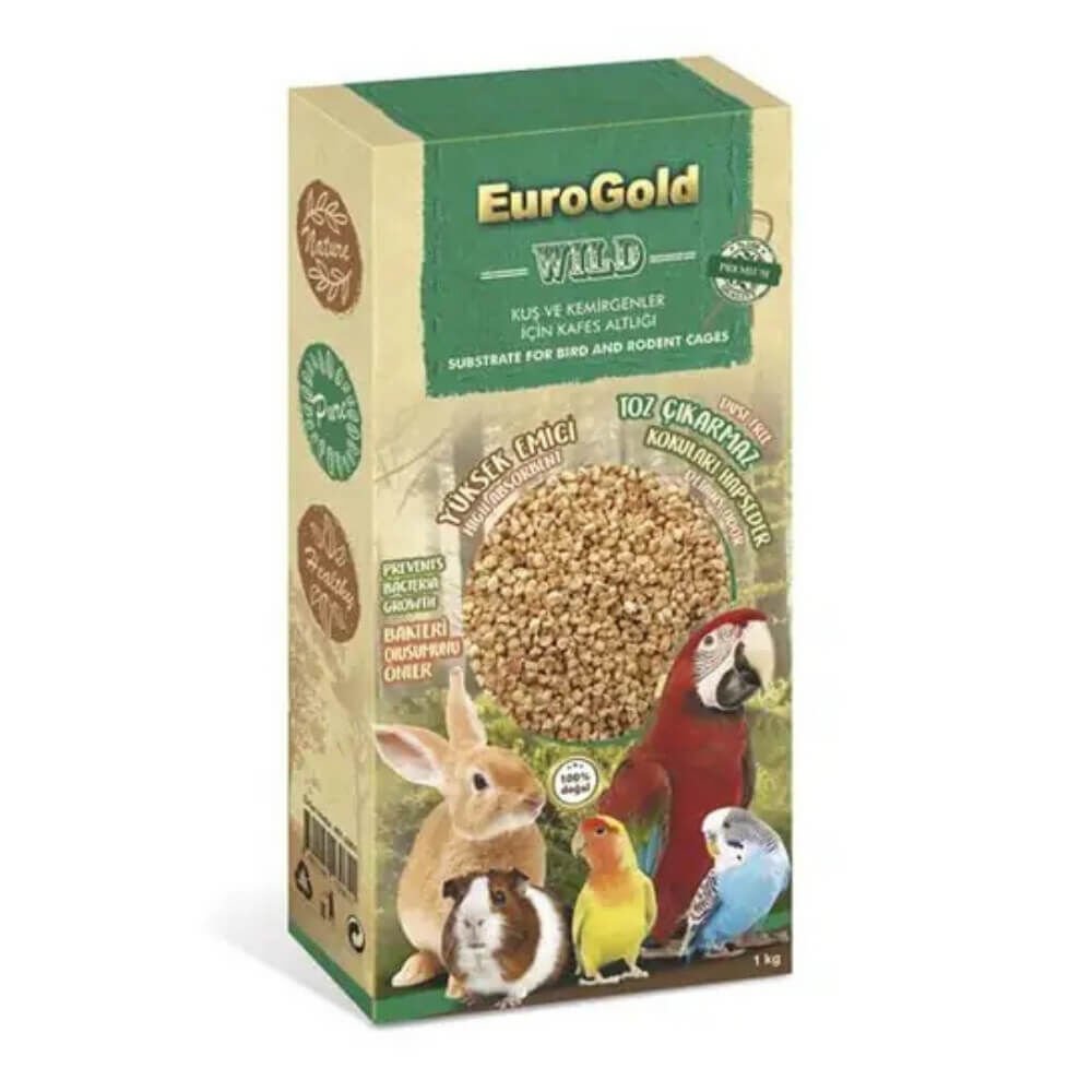 Eurogold Kuş ve Kemirgen Kafes Altlığı 1 Kg