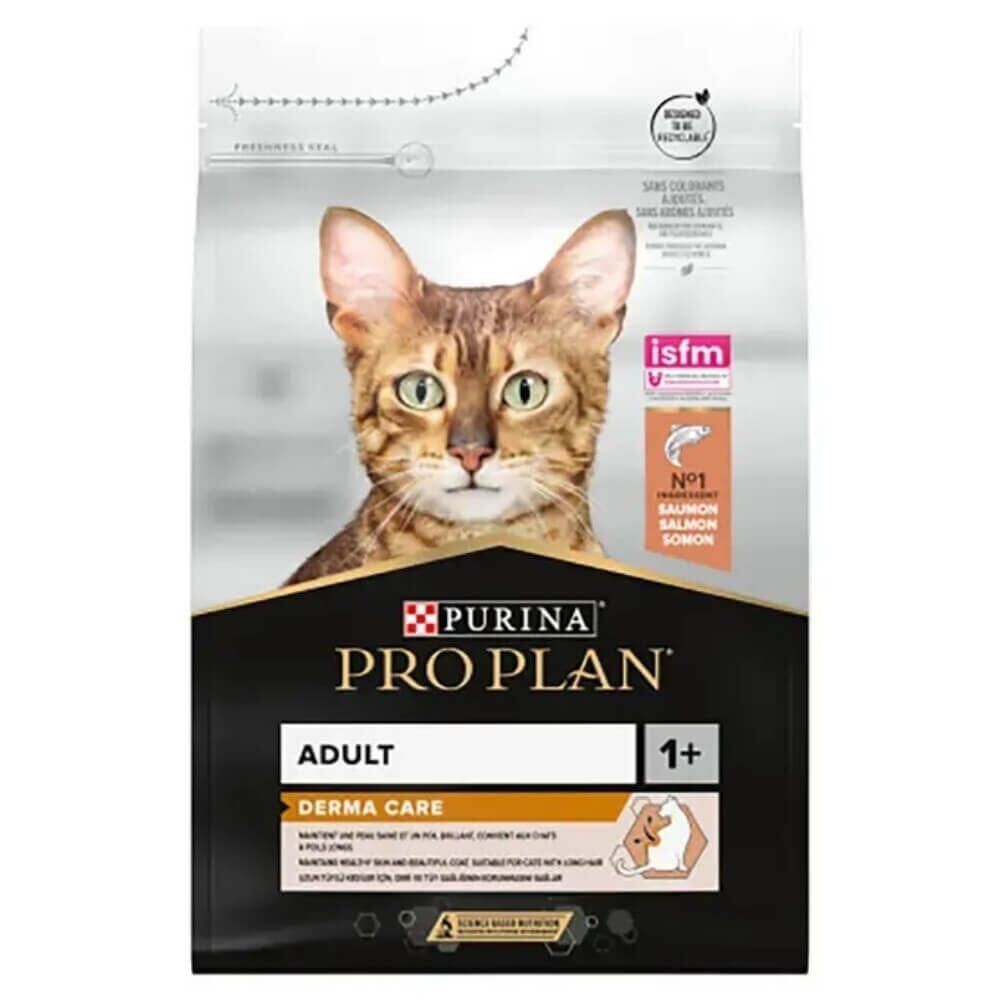 Pro Plan Derma Care Somonlu Tüy Yumağı Önleyici Yetişkin Kedi Maması 1,5Kg