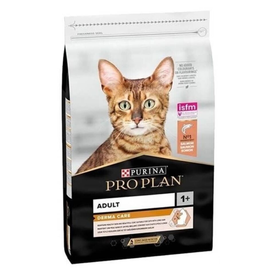 Pro Plan Derma Care Somonlu Tüy Yumağı Önleyici Yetişkin Kedi Maması 1,5Kg