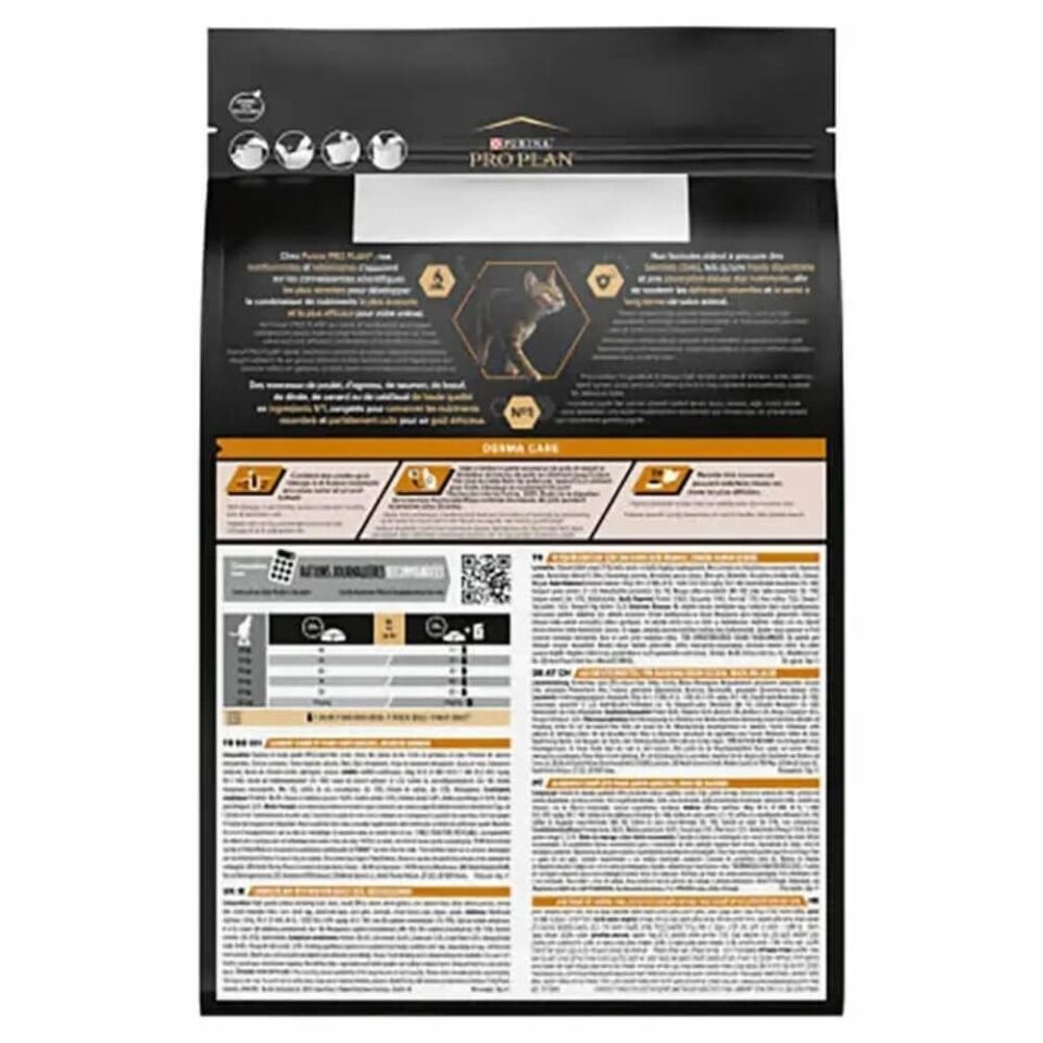 Pro Plan Derma Care Somonlu Tüy Yumağı Önleyici Yetişkin Kedi Maması 1,5Kg