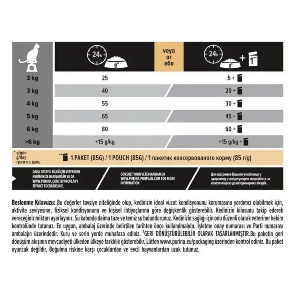 Pro Plan Somonlu Kısırlaştırılmış Kedi Maması 3Kg